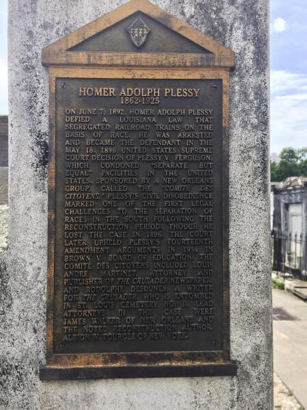 Homer Plessy, key to 'separate but equal,' on road to pardon